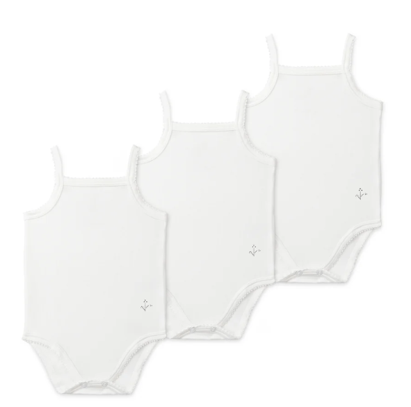 LILETTE GIRLS SOLID UNDERSHIRTS (NB-6M)