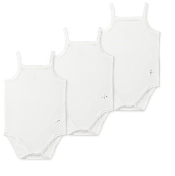 LILETTE GIRLS SOLID UNDERSHIRTS (NB-6M)