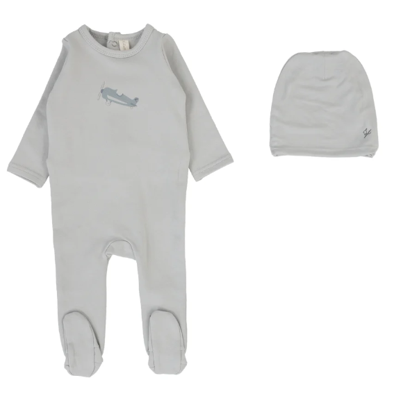 LILETTE GRAPHIC FOOTIE SET (3M-6M)