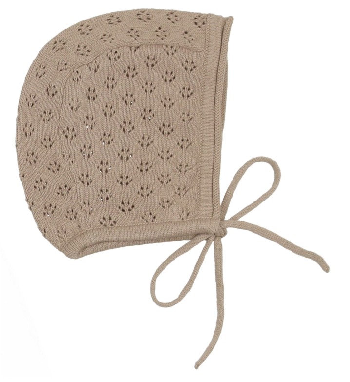 LILETTE KNIT POINTELLE BONNET (3M-12M)