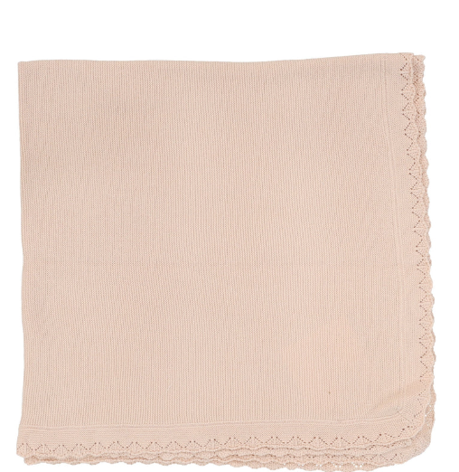 LILETTE KNIT RUFFLE BLANKET (OS)