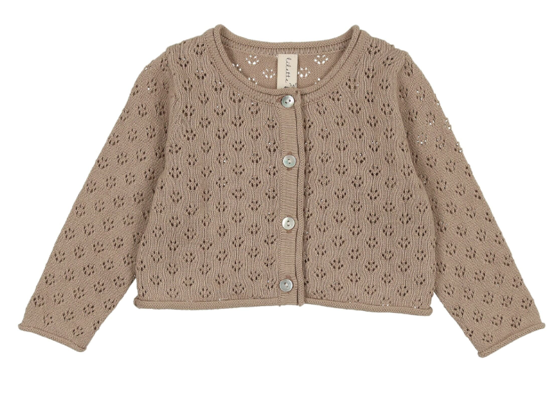 LILETTE KNIT POINTELLE CARDIGAN (3M-36M)