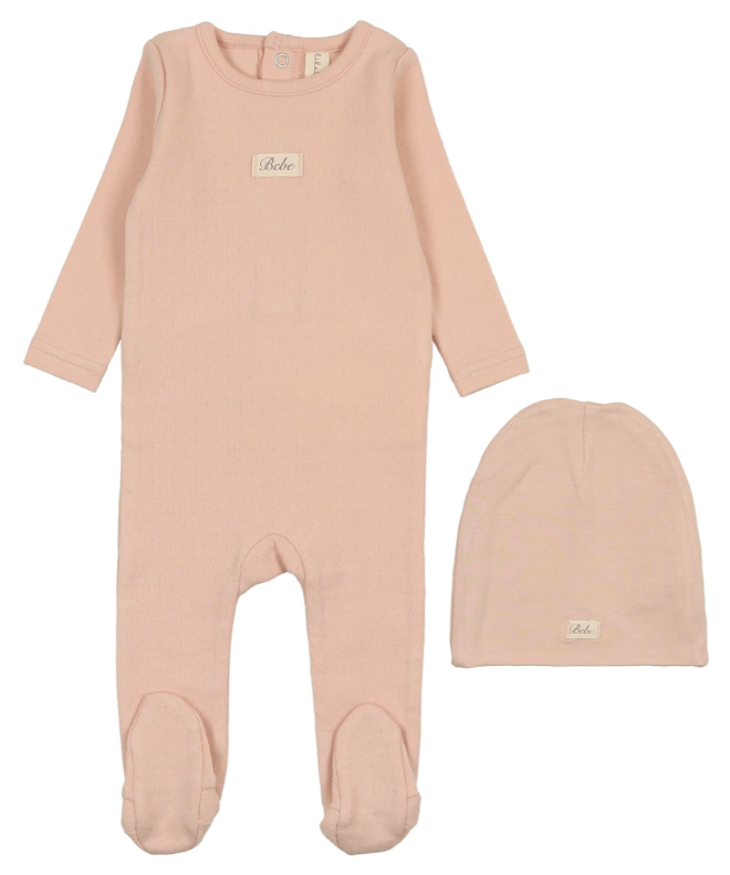 LILETTE POINTELLE BEBE FOOTIE SET (3M-9M)