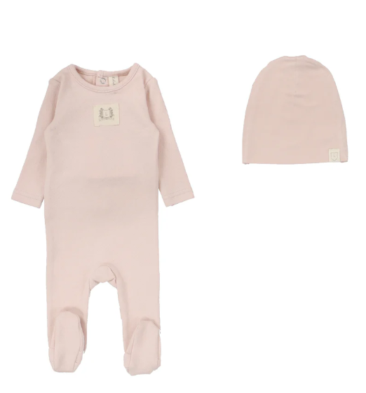 LILETTE POINTELLE EMBLEM FOOTIE SET (NB-9M)