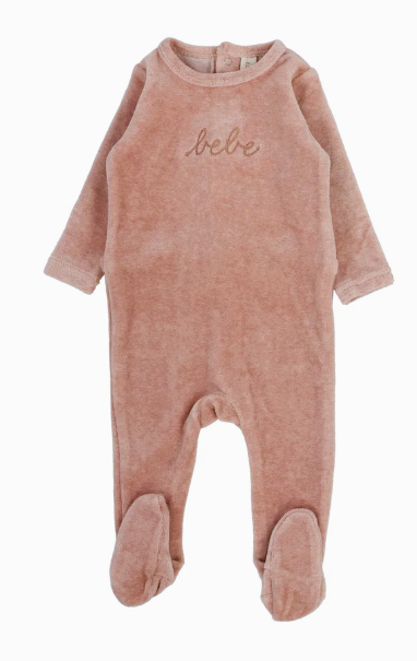 LILETTE VELOUR FOOTIE (12M-18M)