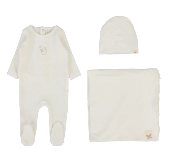LILETTE VELOUR FOREST GRAPHIC LAYETTE SET(NB-6M)