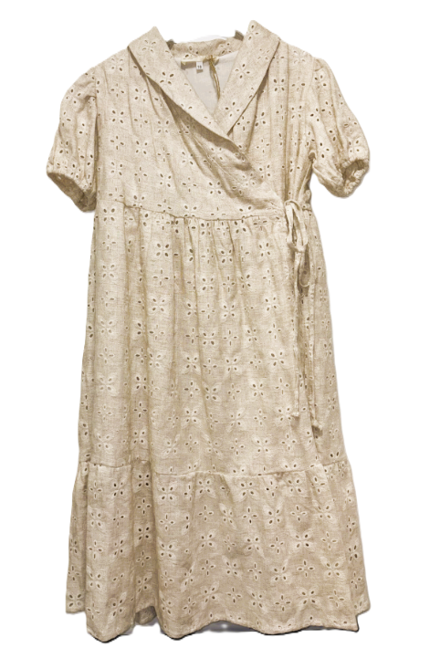 LITTLE EYELET RITA DRESS (2-10Y)