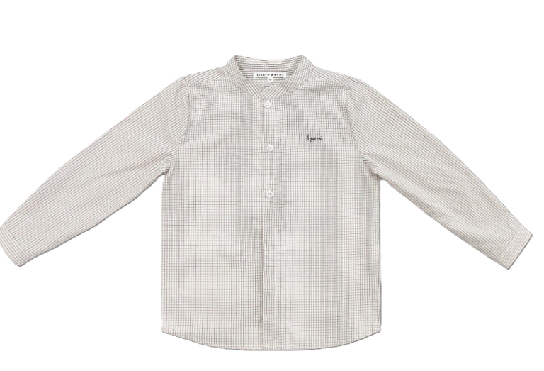 LITTLE PARNI BOYS TATTERSALL SHIRT (2-8Y)