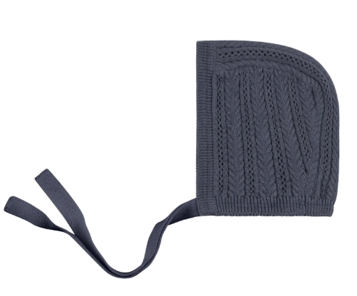 LOOMS CABLE POINTELLE BONNET(6M-18M)