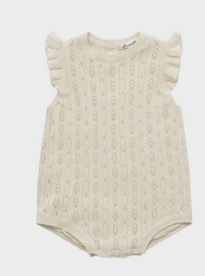 LOUISIELLA ANNETH KNIT ROMPER (3M-18M)