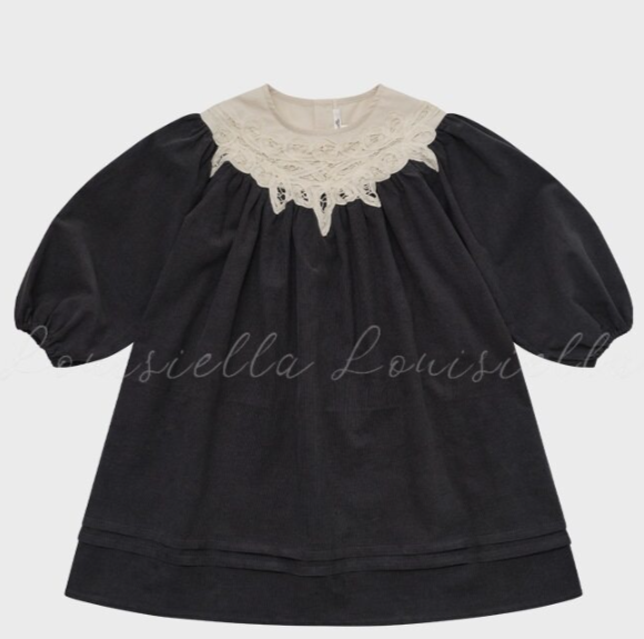LOUISIELLA GRANDIS CORDUROY DRESS (3-12Y)