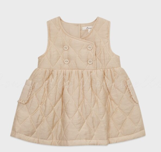 LOUISIELLA LAVIEN QUILTING DRESS (18M-24M)