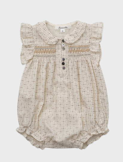 LOUISIELLA RAVENNA ROMPER (3M-18M)