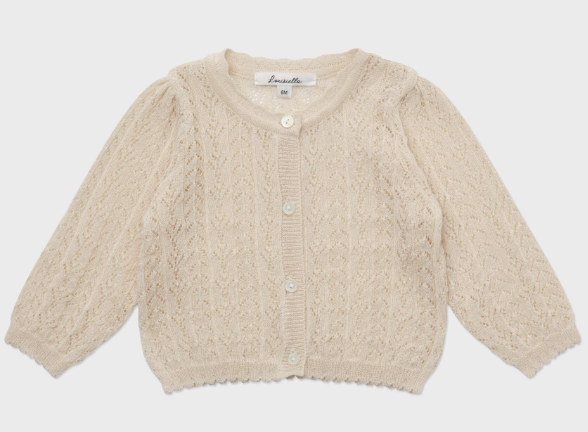 LOUISIELLA STERN KNIT CARDIGAN (3M-24M)