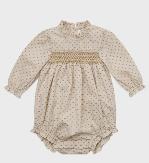 LOUISIELLA HERSCHEL ROMPER (6M-18M)