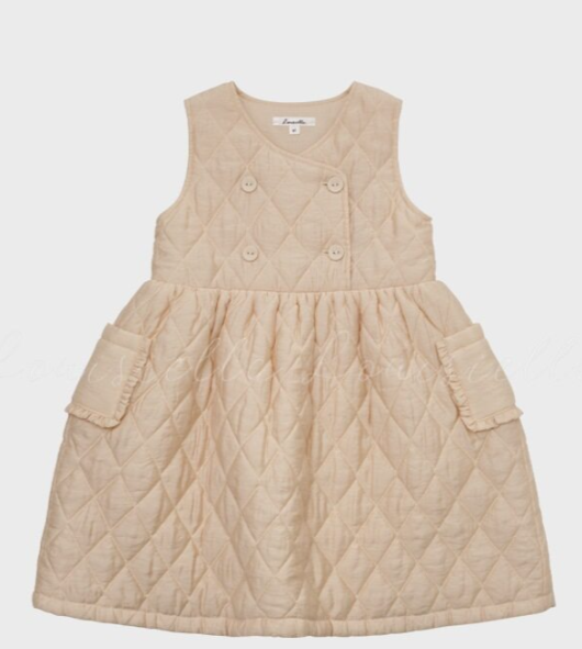 LOUISIELLA LAVIEN QUILTING DRESS (3-12Y)