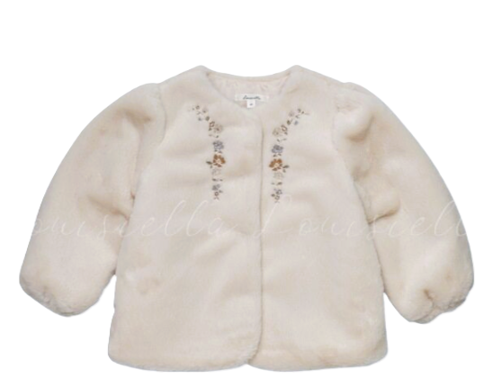 LOUISIELLA REGINA FUR JACKET (3-12Y)