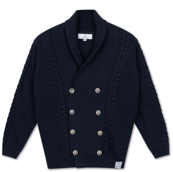 LRDM ALAIN DOUBLE BREASTED CARDIGAN (2-12Y)