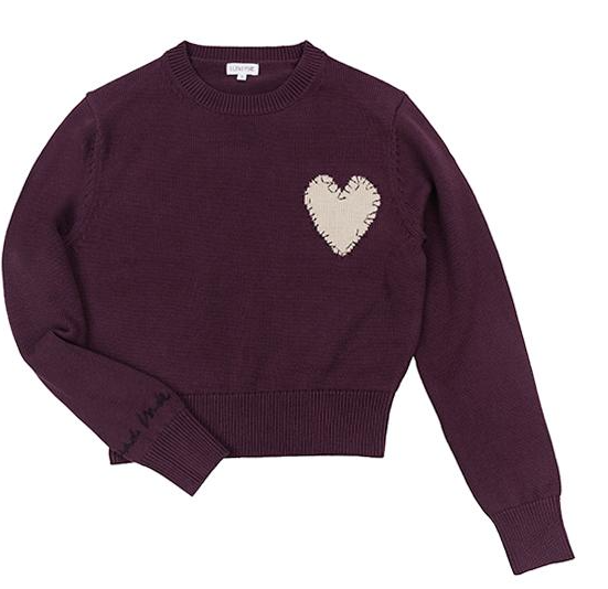 LUNA MAE EDEN HEART SWEATER (XS-XL)