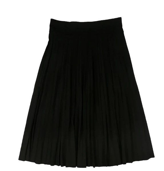 Black pleated 2025 skirt xs