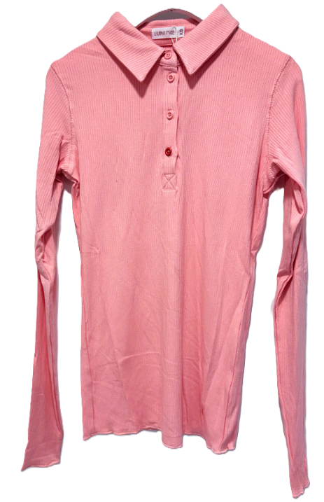 LUNA MAE SOLID COLLARED TSHIRT (XS-XL)