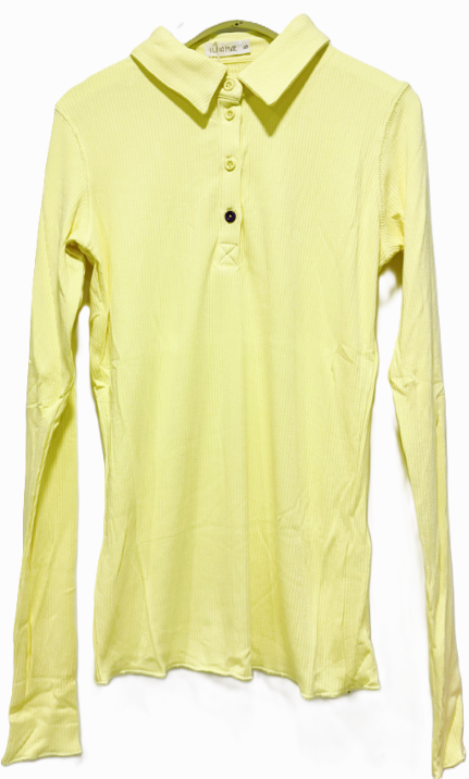 LUNA MAE SOLID COLLARED TSHIRT (XS-XL)