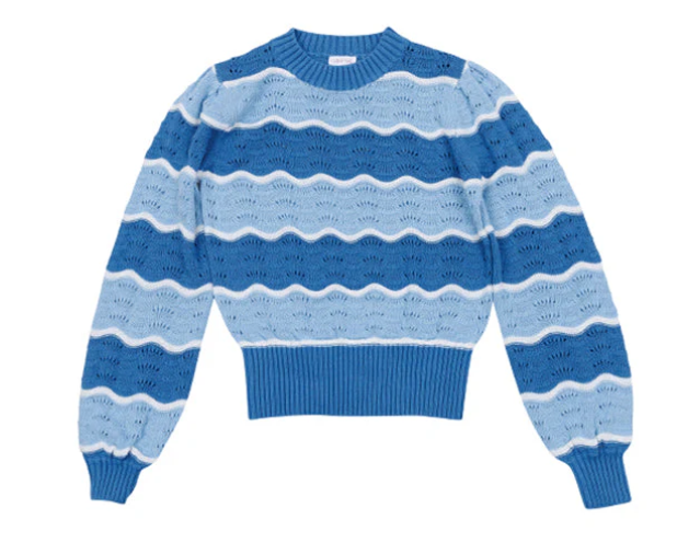 LUNA MAE GIA ZIGZAG SWAETER(XS-XL)