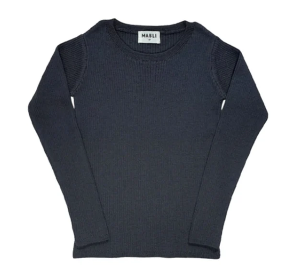 MABLI SEILIO SKINNY RIB TOP (4-6Y)