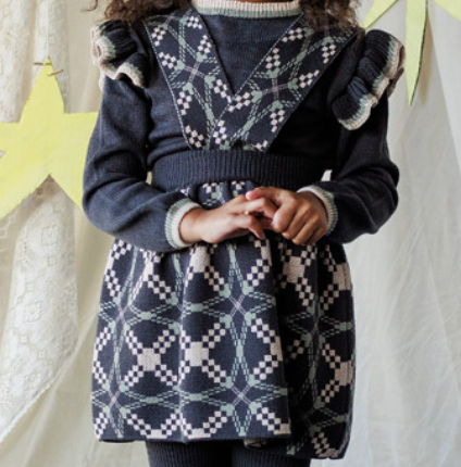 MABLI SER PINAFORE JUMPER SKIRT (2-6Y)