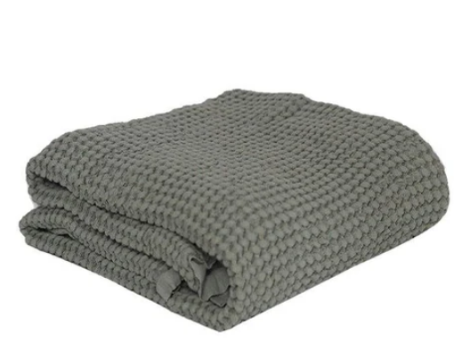 MALLINO WAFFLE BLANKET (OS)