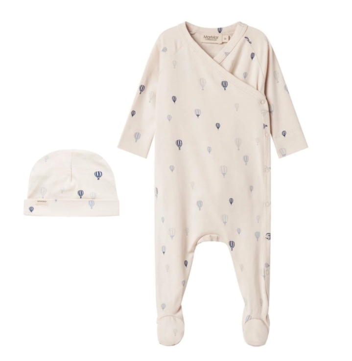 MARMAR RUBETTA ONESIE W/HAT (0M-9M)