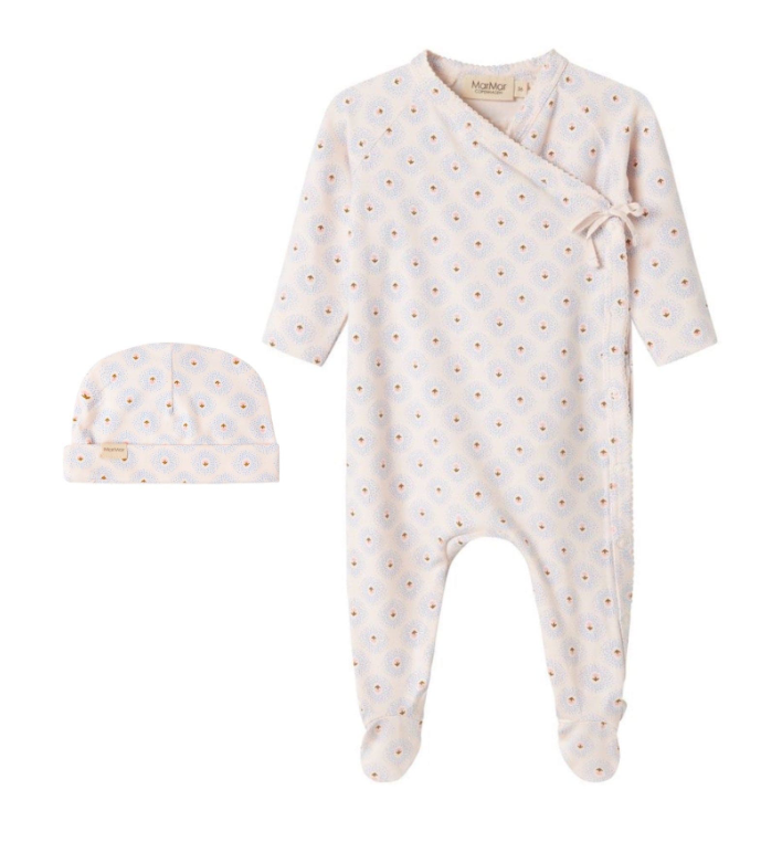 MARMAR RUBETTA ONESIE W/HAT (0M-9M)