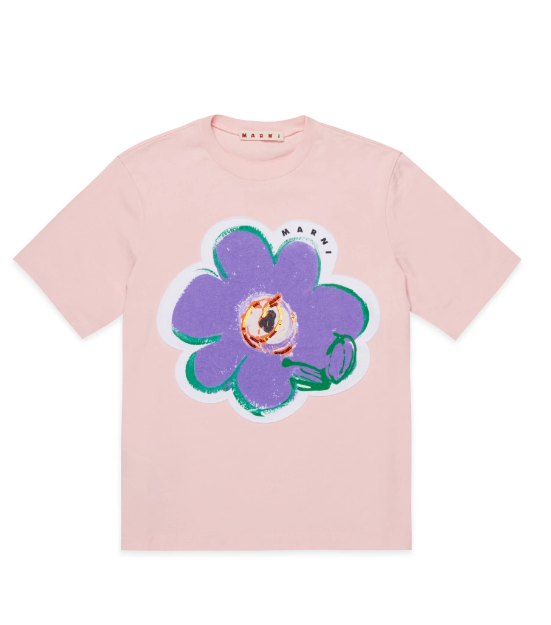 MARNI FLOWER TSHIRT (8-14Y)