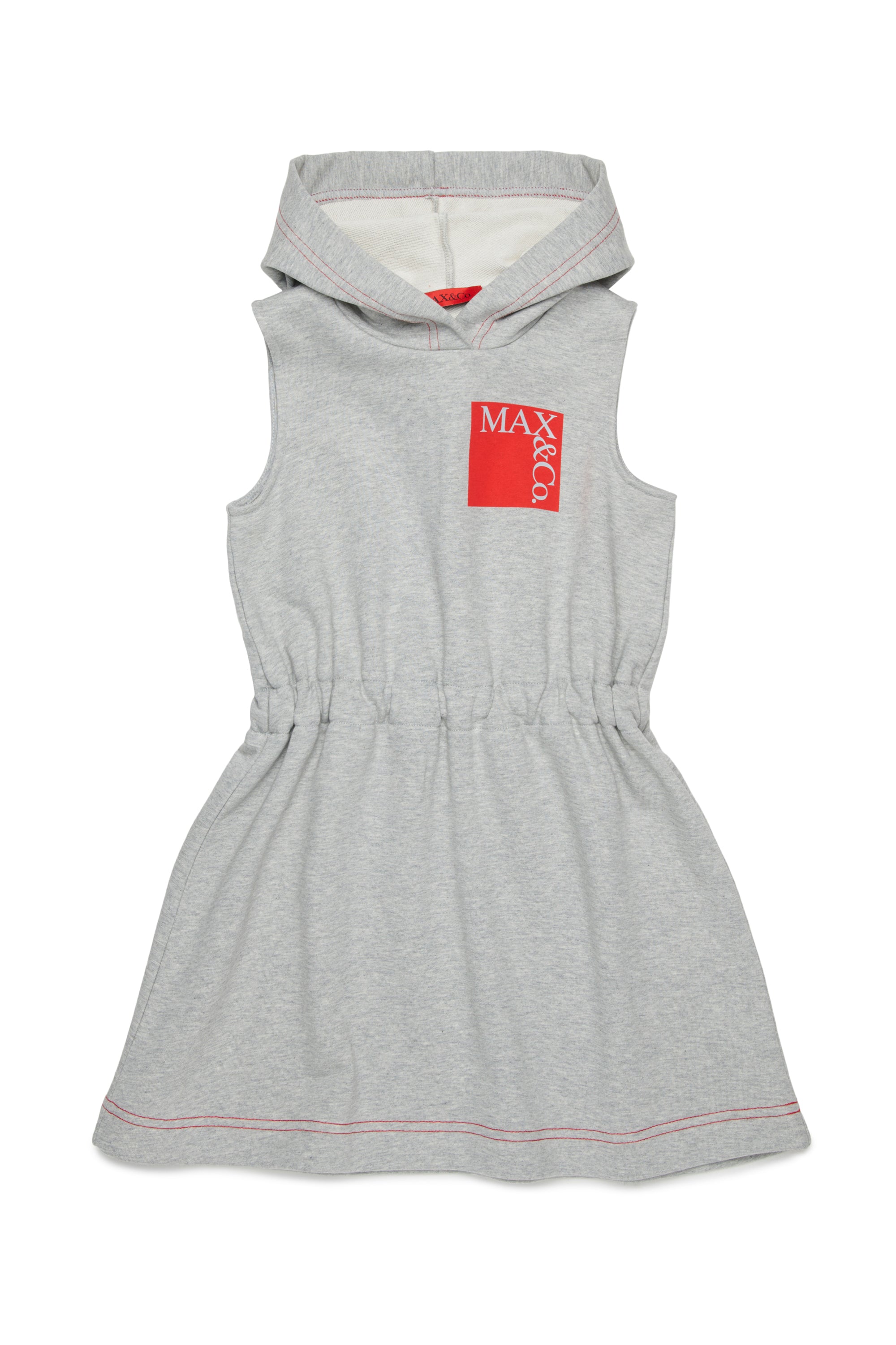 MAX & CO SLVLSS HOODED SWEAT DRESS (4-12Y)