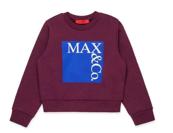 MAX & CO SWEATSHIRT W/SQUARE LOGO(10-16Y)