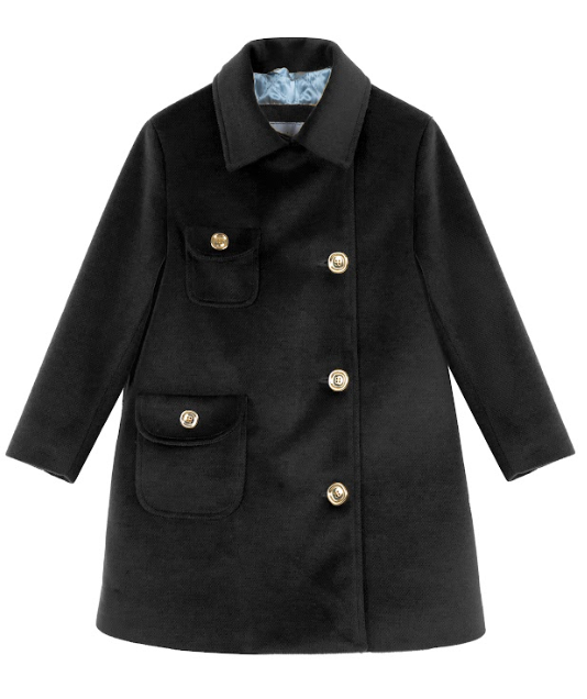 MIMISOL BUTTON EMBELLISH COAT (14-18A)