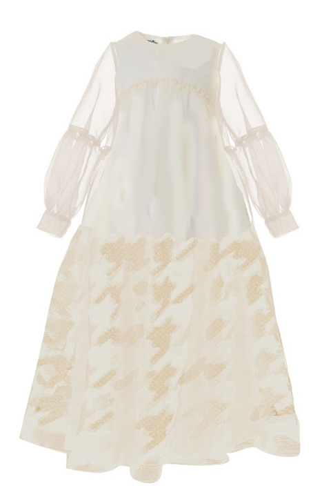 MIMISOL EMBROIDERED ORGANZA DRESS (4-18A)