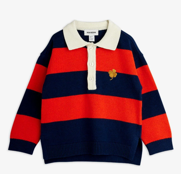 MINI RODINI CLOVER KNITTED SWEATER(1.5-7Y)