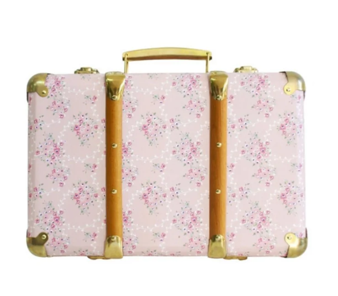 MINI VINTAGE CASE PINK FLORAL WREATH