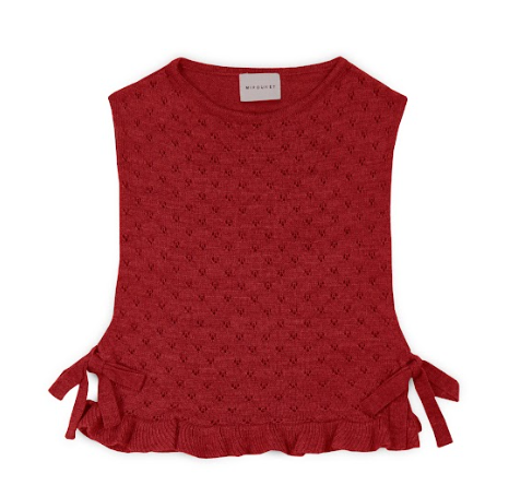 MIPOUNET MACA OPENWORK WAISTCOAST(2-10Y)