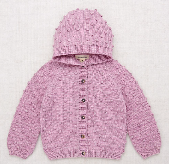 MISHA & PUFF HOODED CARDIGAN (0M-24M)