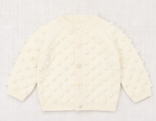 MISHA & PUFF BABY POPCORN CARDIGAN (0M-24M)
