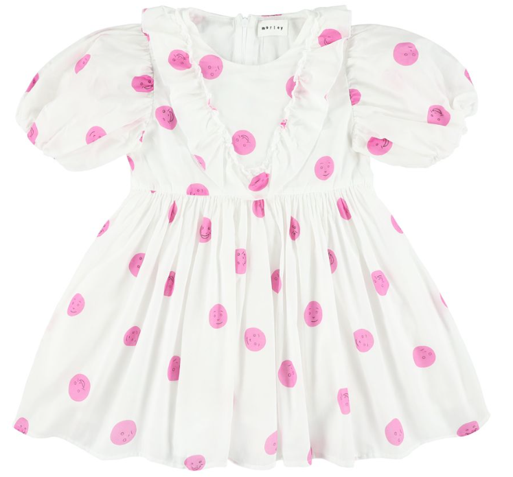 MORLEY DRESS WITH RUFFLE CHEST (2-8Y)