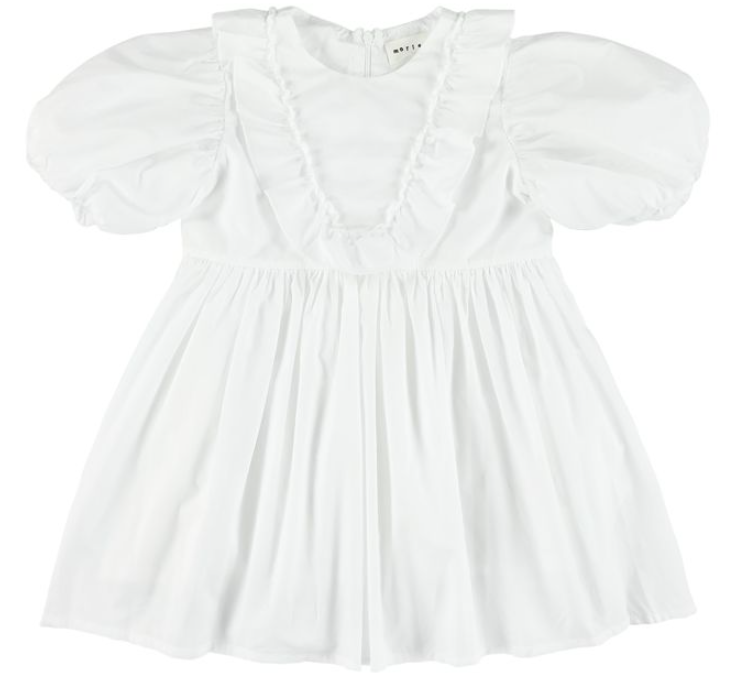 MORLEY DRESS WITH RUFFLE CHEST (2-8Y)