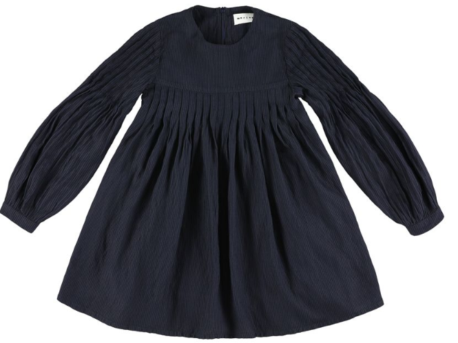 MORLEY YNDIA DRESS W/PLEATS (2-6Y)