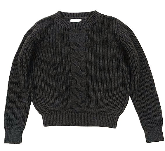 MOTU BLAISE FRONT CABLE SWEATER(2-16Y)