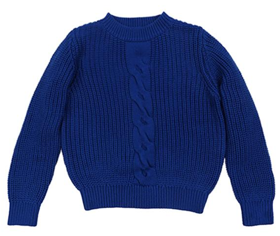 MOTU BLAISE FRONT CABLE SWEATER(2-16Y)