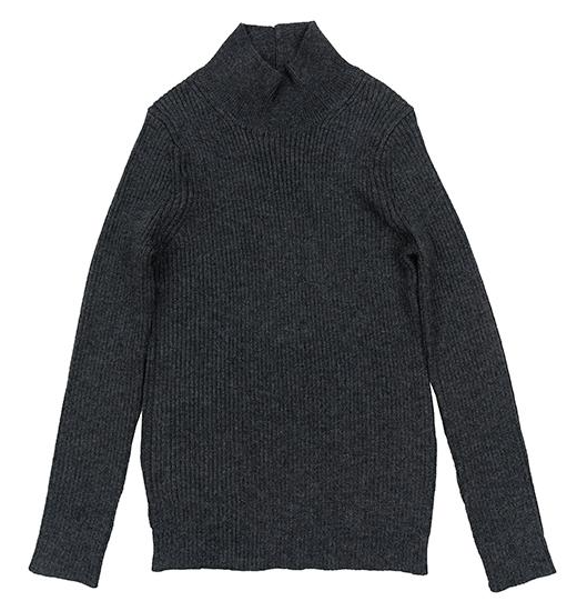 【新品】ムーンキャッスル⭐︎ WOOL HEAVY WEIGHT MOCKNECK X RAY Boy's Turtleneck Sweater, Soft Slim Fit Middleweight