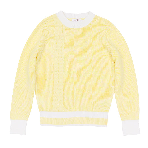 MOTU HEATH CABLE LS SWEATER(2-16Y) – Klade Children's Boutique