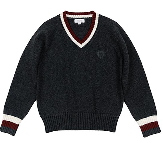 MOTU JETT VNECK STRIPED SWEATER(2-16Y)